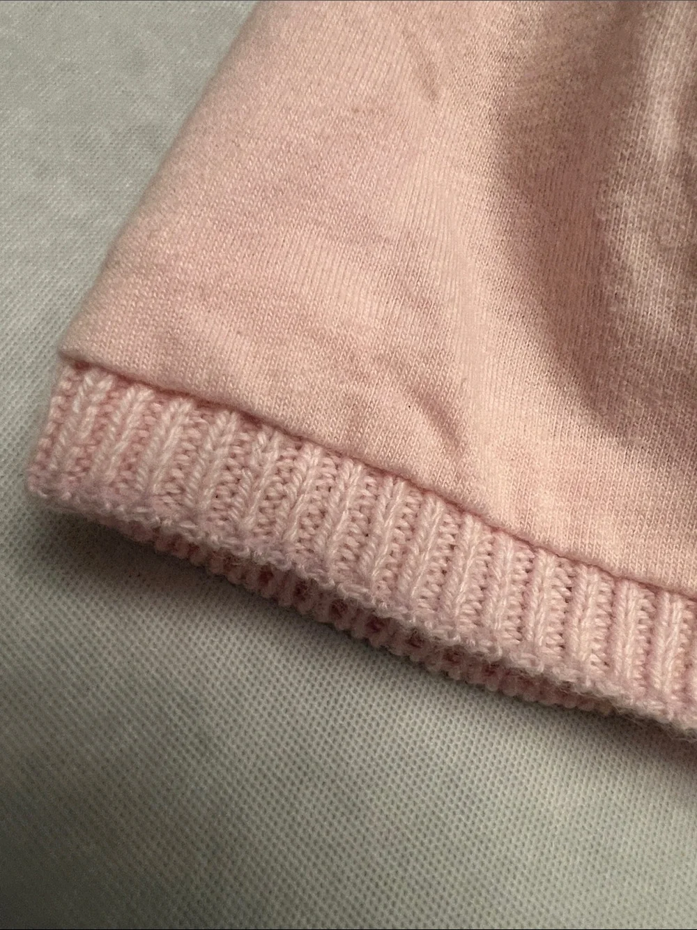 Janie and Jack | Infant Baby Pink Beanie Hat with Coral Pom Pom Size 0-3M